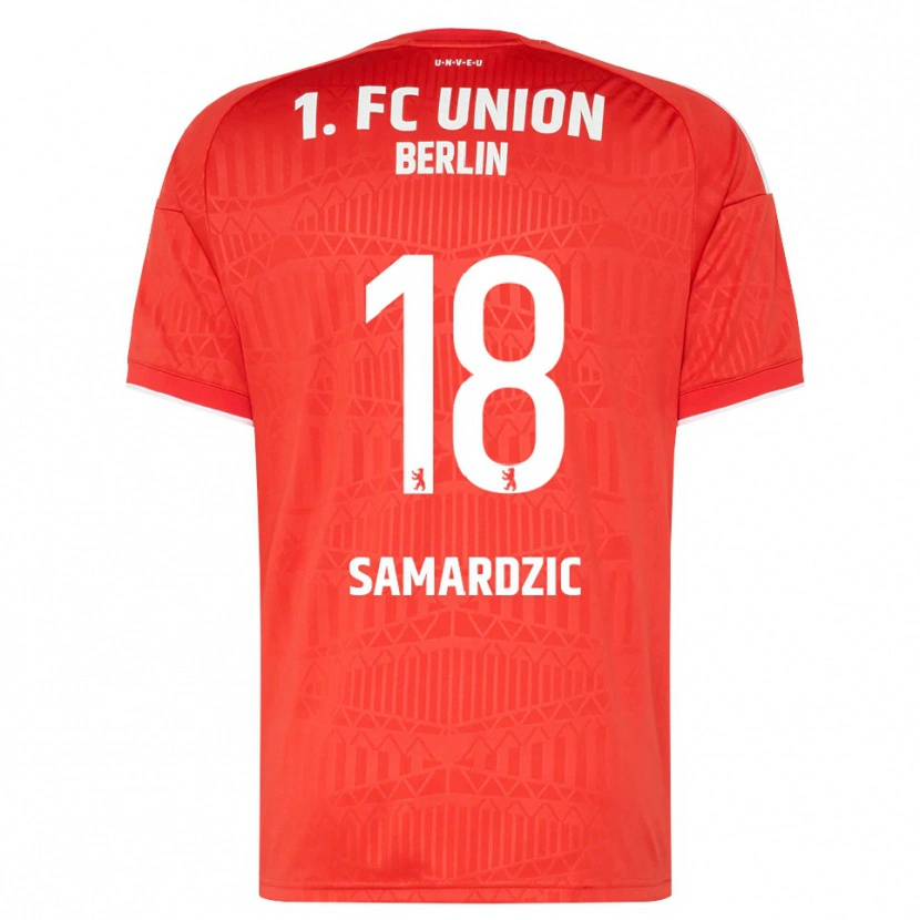 Danxen Męski Luka Samardzic #18 Czerwony Biały Domowa Koszulka 2026/27 Koszulki Klubowe
