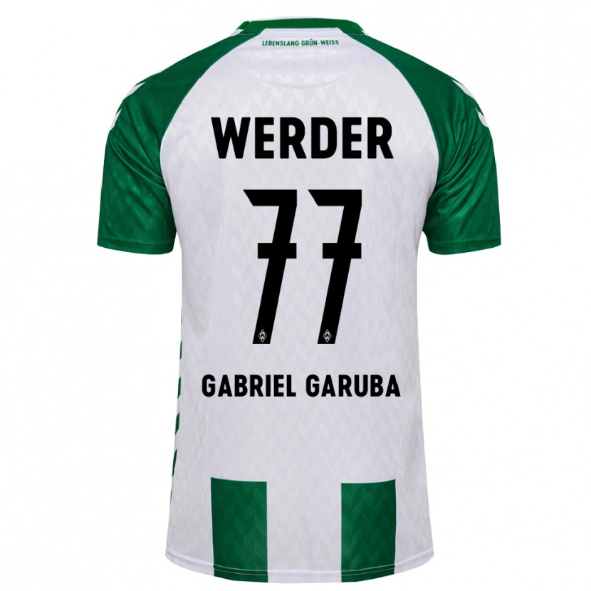 Danxen Męski Najib Gabriel Garuba #77 Zielony Biały Domowa Koszulka 2026/27 Koszulki Klubowe