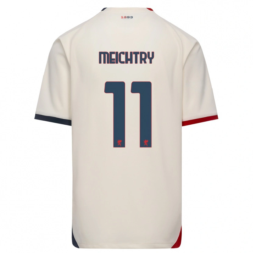 Danxen Męski Franz-Ethan Meichtry #11 Białawy Czerwony Wyjazdowa Koszulka 2026/27 Koszulki Klubowe