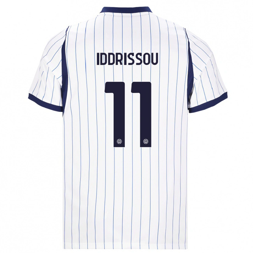 Danxen Męski Jamal Iddrissou #11 Biały Granatowy Wyjazdowa Koszulka 2026/27 Koszulki Klubowe
