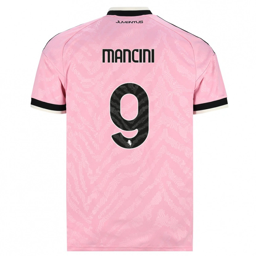 Danxen Męski Tommaso Mancini #9 Różowy Czarny Wyjazdowa Koszulka 2026/27 Koszulki Klubowe