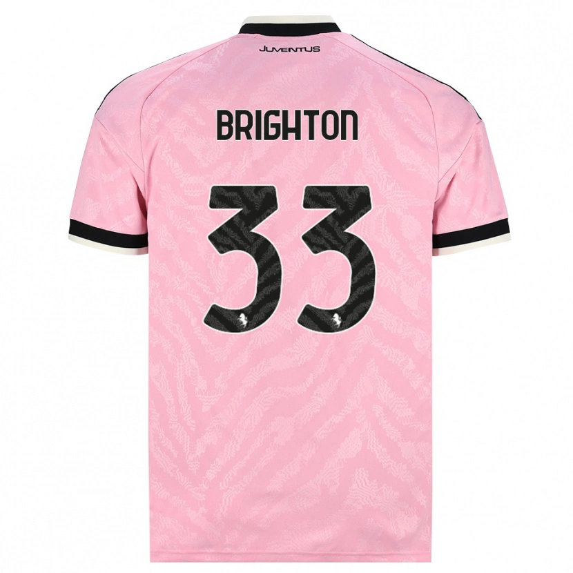 Danxen Męski Abi Brighton #33 Różowy Czarny Wyjazdowa Koszulka 2026/27 Koszulki Klubowe