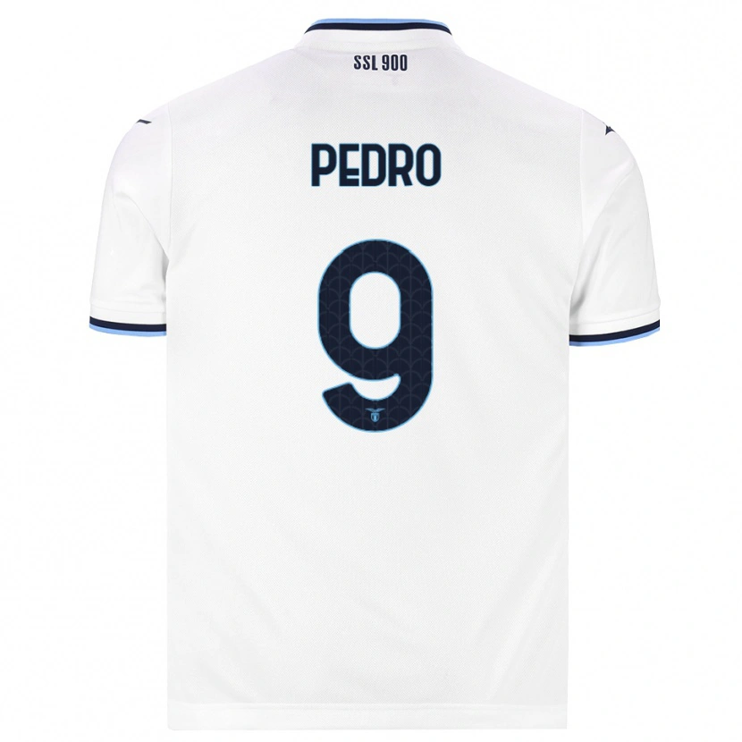 Danxen Męski Pedro #9 Biały Granatowy Wyjazdowa Koszulka 2026/27 Koszulki Klubowe