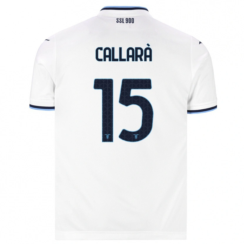 Danxen Męski Nicholas Callarà #15 Biały Granatowy Wyjazdowa Koszulka 2026/27 Koszulki Klubowe