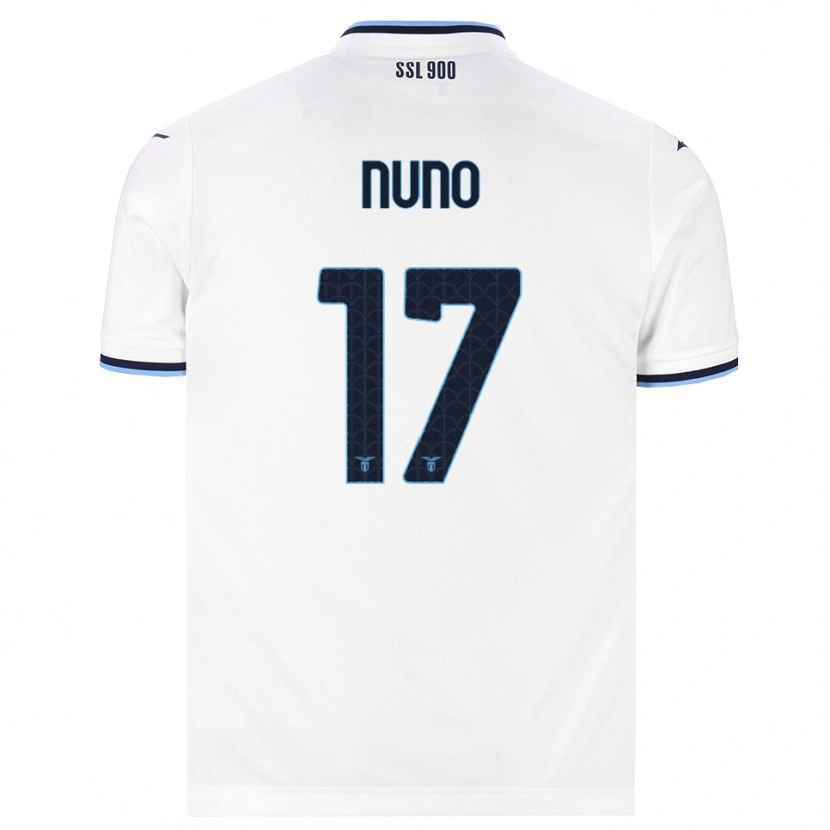 Danxen Męski Nuno Tavares #17 Biały Granatowy Wyjazdowa Koszulka 2026/27 Koszulki Klubowe