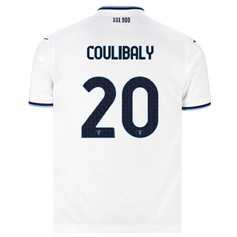 Danxen Męski Larsson Coulibaly #20 Biały Granatowy Wyjazdowa Koszulka 2026/27 Koszulki Klubowe