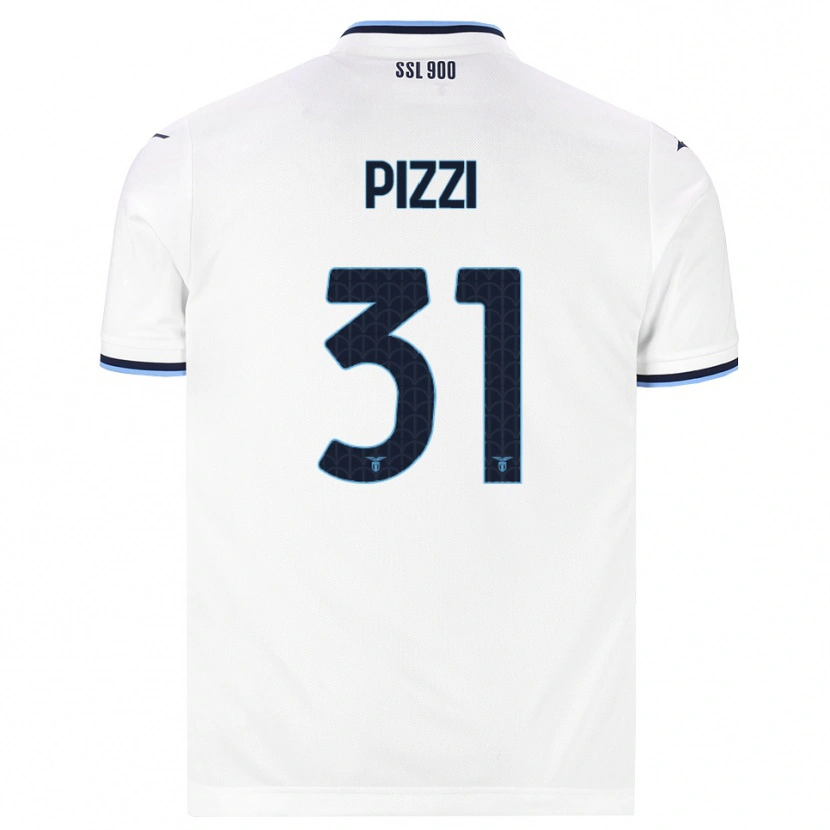 Danxen Męski Giorgia Pizzi #31 Biały Granatowy Wyjazdowa Koszulka 2026/27 Koszulki Klubowe