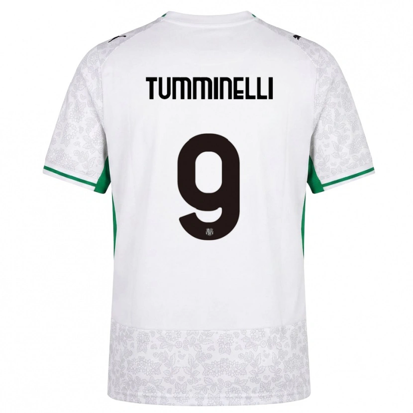 Danxen Męski Daniel Tumminelli #9 Biały Czarny Zielony Wyjazdowa Koszulka 2026/27 Koszulki Klubowe