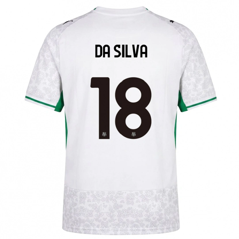 Danxen Męski Ivan Da Silva #18 Biały Czarny Zielony Wyjazdowa Koszulka 2026/27 Koszulki Klubowe
