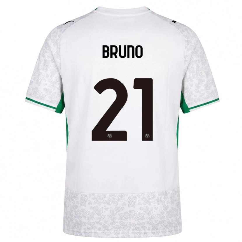Danxen Męski Kevin Bruno #21 Biały Czarny Zielony Wyjazdowa Koszulka 2026/27 Koszulki Klubowe