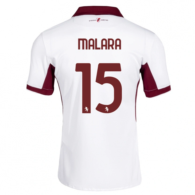 Danxen Męski Sara Malara #15 Bordowy Biały Czerwony Wyjazdowa Koszulka 2026/27 Koszulki Klubowe