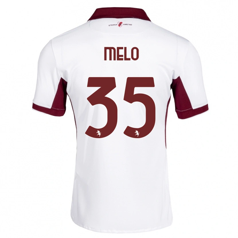 Danxen Męski Rafael Melo #35 Bordowy Biały Czerwony Wyjazdowa Koszulka 2026/27 Koszulki Klubowe