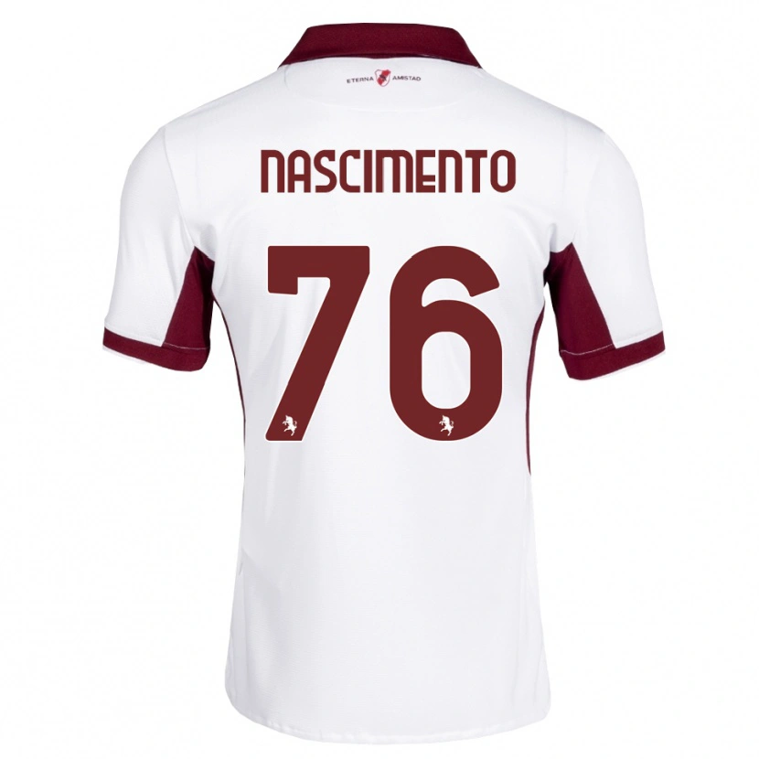 Danxen Męski Sandro Nascimento #76 Bordowy Biały Czerwony Wyjazdowa Koszulka 2026/27 Koszulki Klubowe