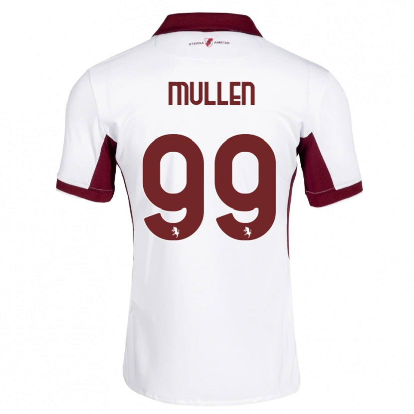Danxen Męski Senan Mullen #99 Bordowy Biały Czerwony Wyjazdowa Koszulka 2026/27 Koszulki Klubowe