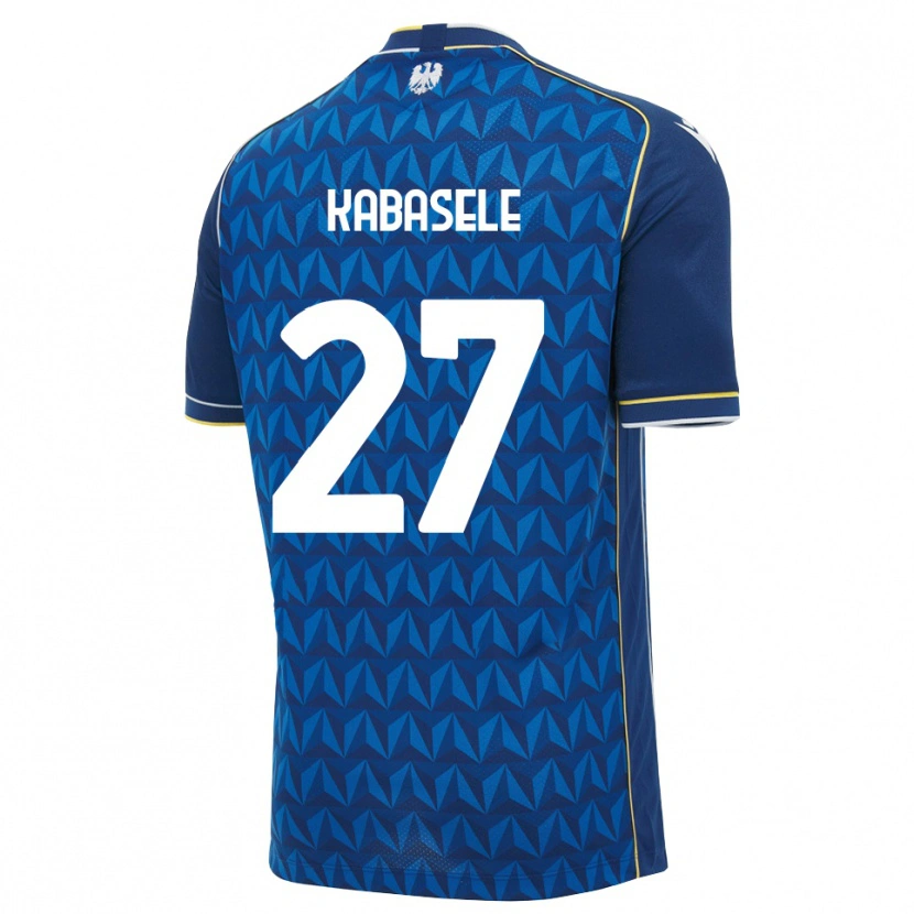 Danxen Męski Christian Kabasele #27 Królewski Niebieski Biały Niebieski Wyjazdowa Koszulka 2026/27 Koszulki Klubowe