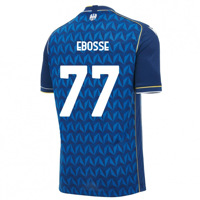 Danxen Męski Enzo Ebosse #77 Królewski Niebieski Biały Niebieski Wyjazdowa Koszulka 2026/27 Koszulki Klubowe