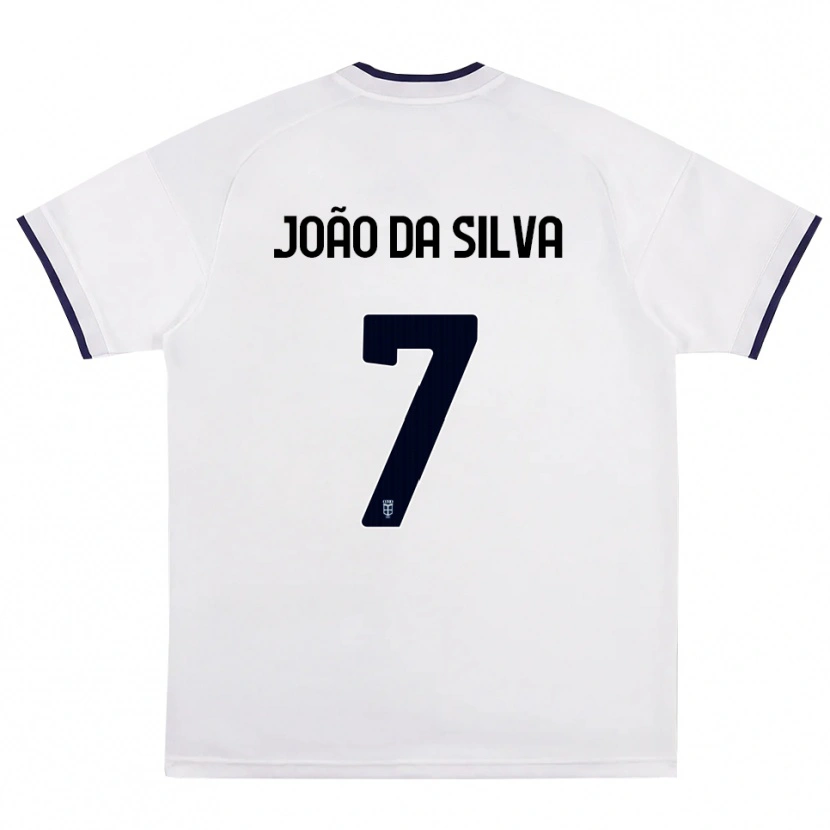 Danxen Męski Miguel Silva #7 Biały Czerwony Królewski Niebieski Wyjazdowa Koszulka 2026/27 Koszulki Klubowe