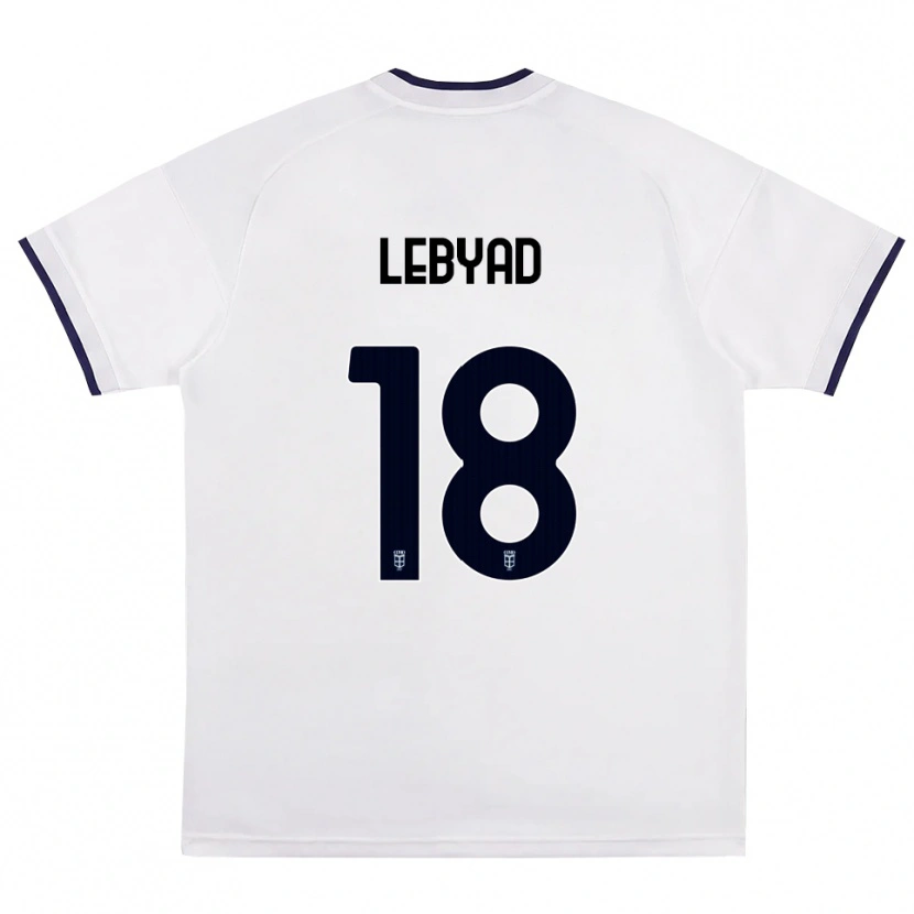 Danxen Męski Omar Lebyad #18 Biały Czerwony Królewski Niebieski Wyjazdowa Koszulka 2026/27 Koszulki Klubowe