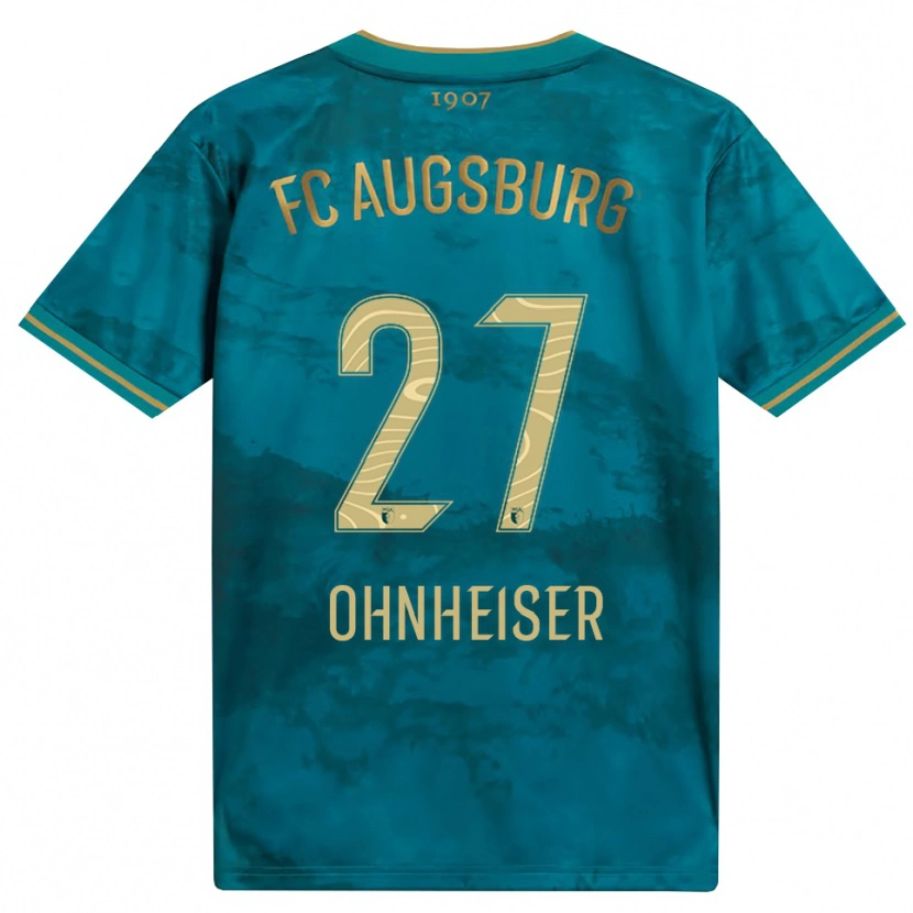 Danxen Męski Nico Ohnheiser #27 Zielony Brązowy Wyjazdowa Koszulka 2026/27 Koszulki Klubowe