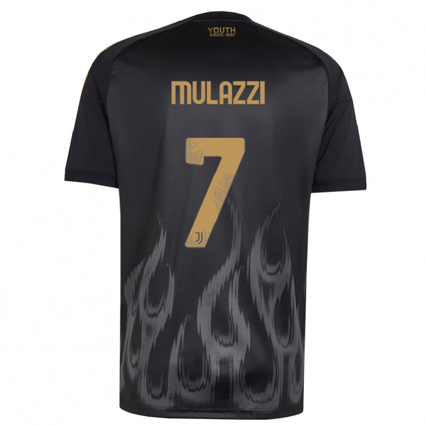 Danxen Męski Gabriele Mulazzi #7 Czarny Brązowy Trzeci Komplet Koszulka 2026/27 Koszulki Klubowe