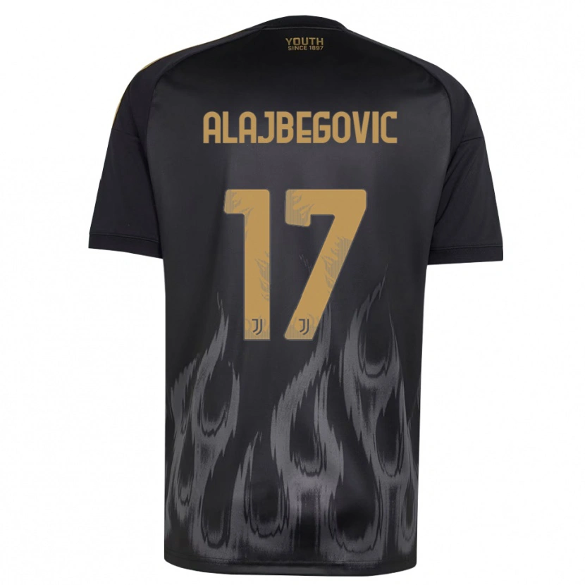 Danxen Męski Kerim Alajbegovic #17 Czarny Brązowy Trzeci Komplet Koszulka 2026/27 Koszulki Klubowe