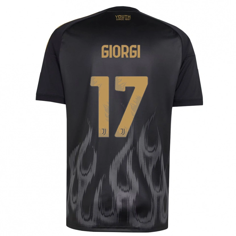 Danxen Męski Lorenzo Giorgi #17 Czarny Brązowy Trzeci Komplet Koszulka 2026/27 Koszulki Klubowe