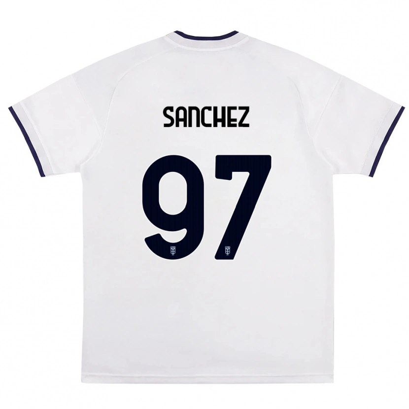 Danxen Kobiety Robert Sánchez #97 Biały Czerwony Królewski Niebieski Wyjazdowa Koszulka 2026/27 Koszulki Klubowe