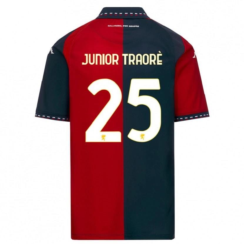 Danxen Kobiety Hamed Traoré #25 Czerwony Czarny Biały Domowa Koszulka 2026/27 Koszulki Klubowe