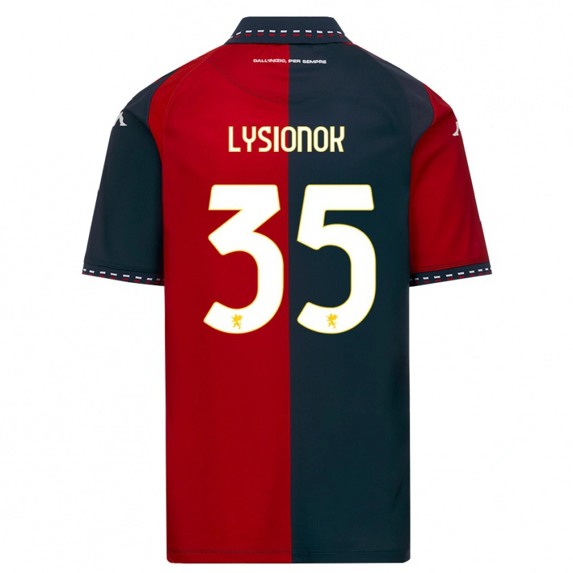 Danxen Kobiety Ernestas Lysionok #35 Czerwony Czarny Biały Domowa Koszulka 2026/27 Koszulki Klubowe