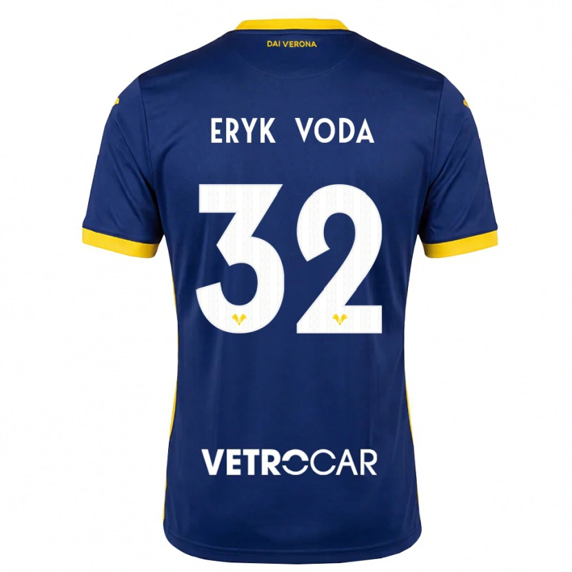 Danxen Kobiety Andrei Eryk Voda #32 Królewski Niebieski Żółty Biały Domowa Koszulka 2026/27 Koszulki Klubowe