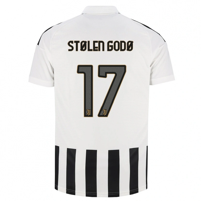 Danxen Kobiety Emma Stølen Godø #17 Czarny Biały Brązowy Domowa Koszulka 2026/27 Koszulki Klubowe