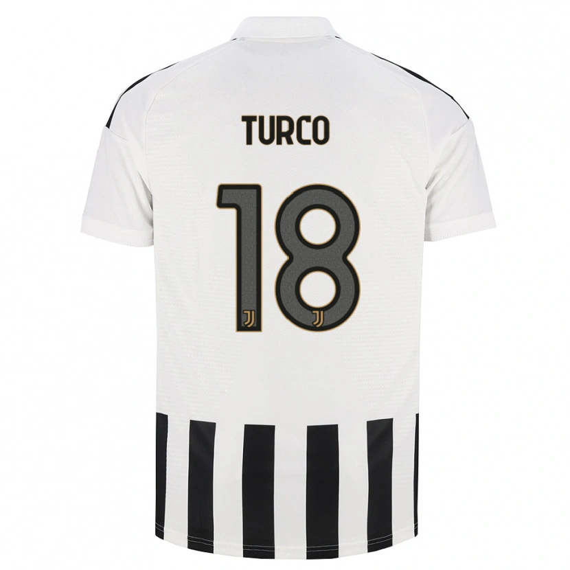 Danxen Kobiety Nicolo Turco #18 Czarny Biały Brązowy Domowa Koszulka 2026/27 Koszulki Klubowe