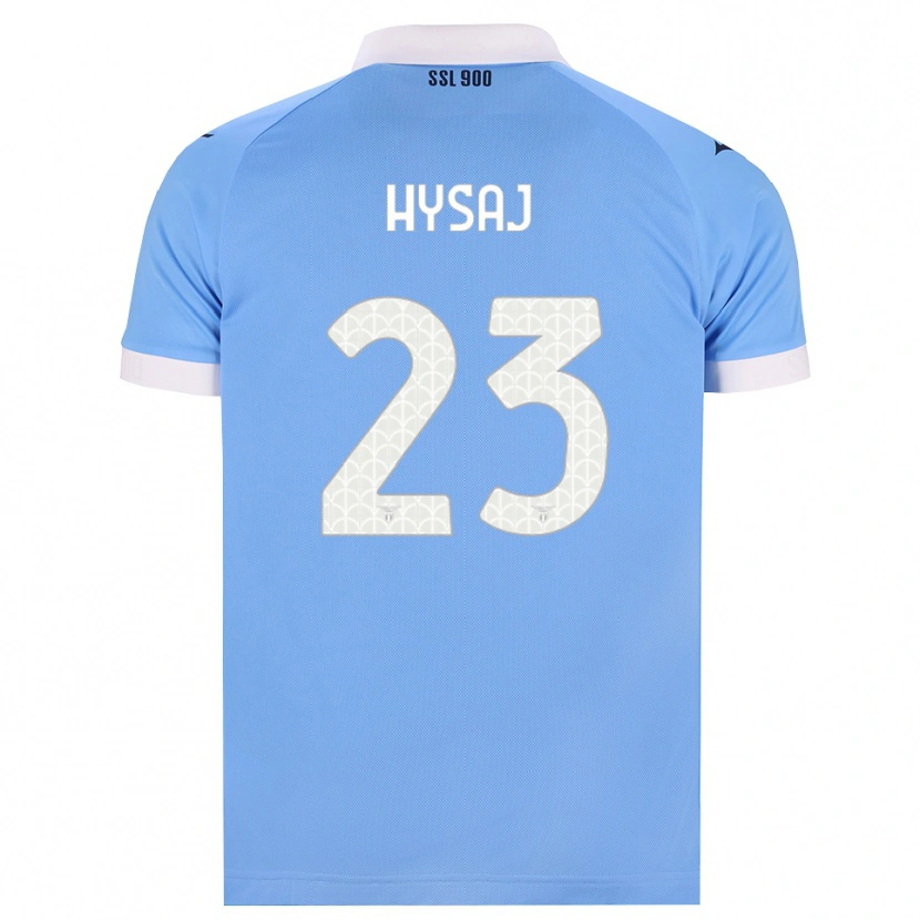 Danxen Kobiety Elseid Hysaj #23 Błękitny Czarny Biały Domowa Koszulka 2026/27 Koszulki Klubowe
