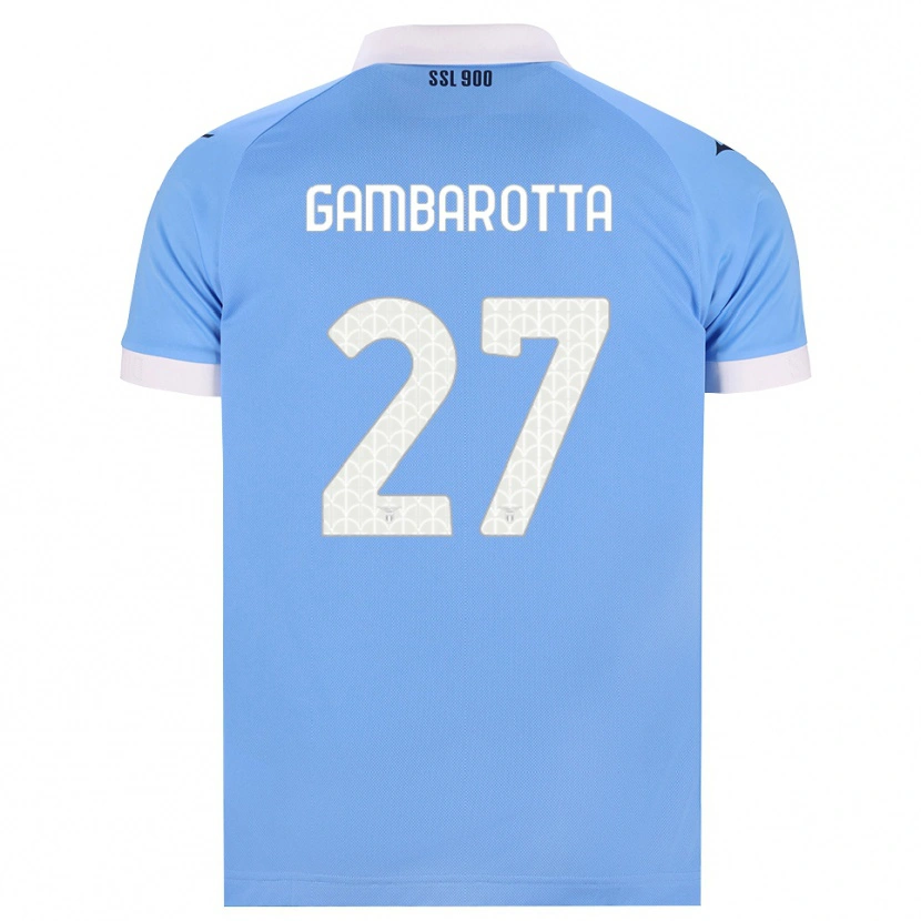 Danxen Kobiety Margot Gambarotta #27 Błękitny Czarny Biały Domowa Koszulka 2026/27 Koszulki Klubowe
