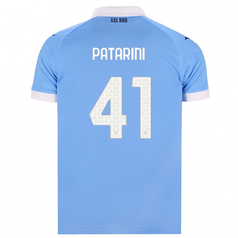 Danxen Kobiety Riccardo Patarini #41 Błękitny Czarny Biały Domowa Koszulka 2026/27 Koszulki Klubowe
