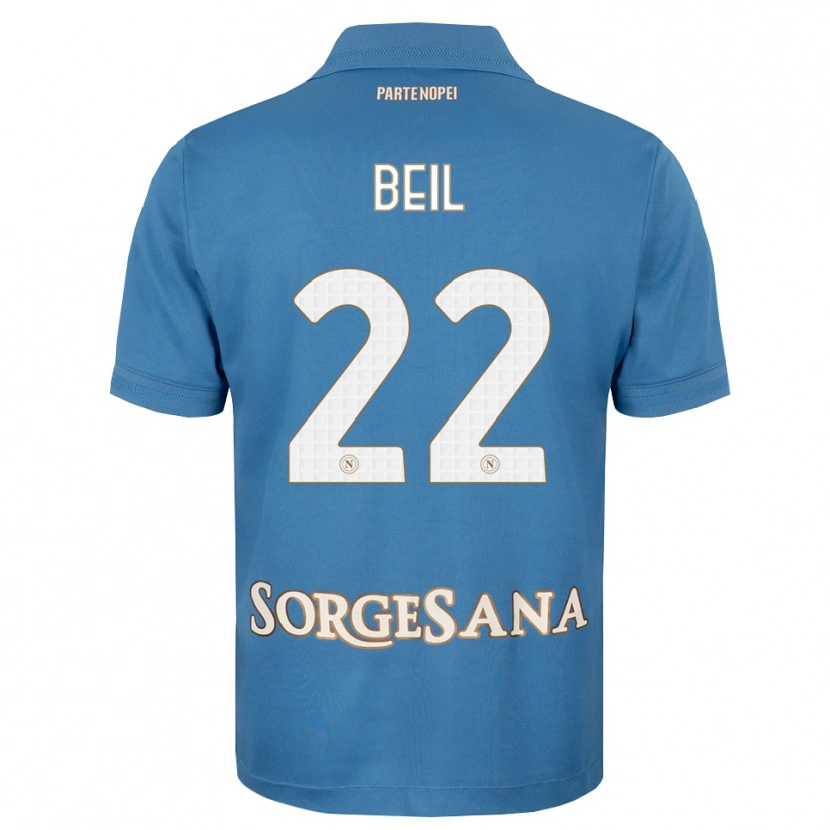 Danxen Kobiety Vivien Beil #22 Niebieski Mglisty Biały Domowa Koszulka 2026/27 Koszulki Klubowe