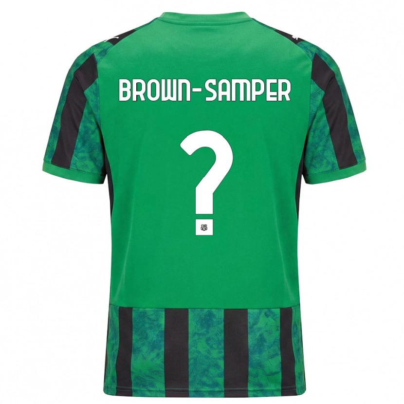 Danxen Kobiety Isaac Brown-Samper #0 Zielony Czarny Biały Domowa Koszulka 2026/27 Koszulki Klubowe