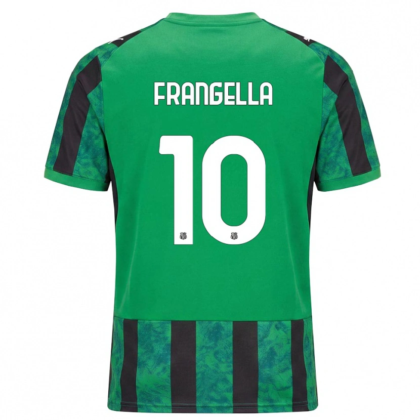 Danxen Kobiety Christian Frangella #10 Zielony Czarny Biały Domowa Koszulka 2026/27 Koszulki Klubowe