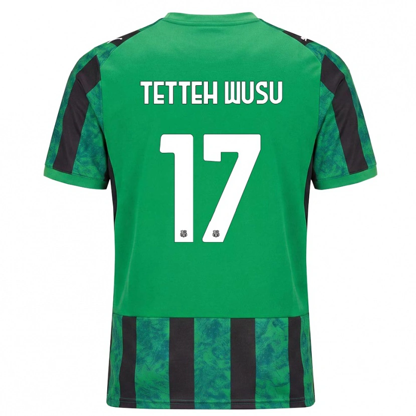 Danxen Kobiety Mattias Tetteh Wusu #17 Zielony Czarny Biały Domowa Koszulka 2026/27 Koszulki Klubowe