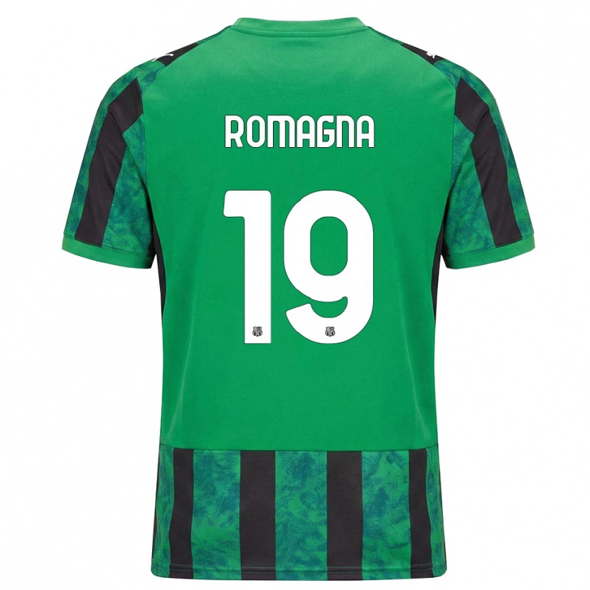 Danxen Kobiety Filippo Romagna #19 Zielony Czarny Biały Domowa Koszulka 2026/27 Koszulki Klubowe