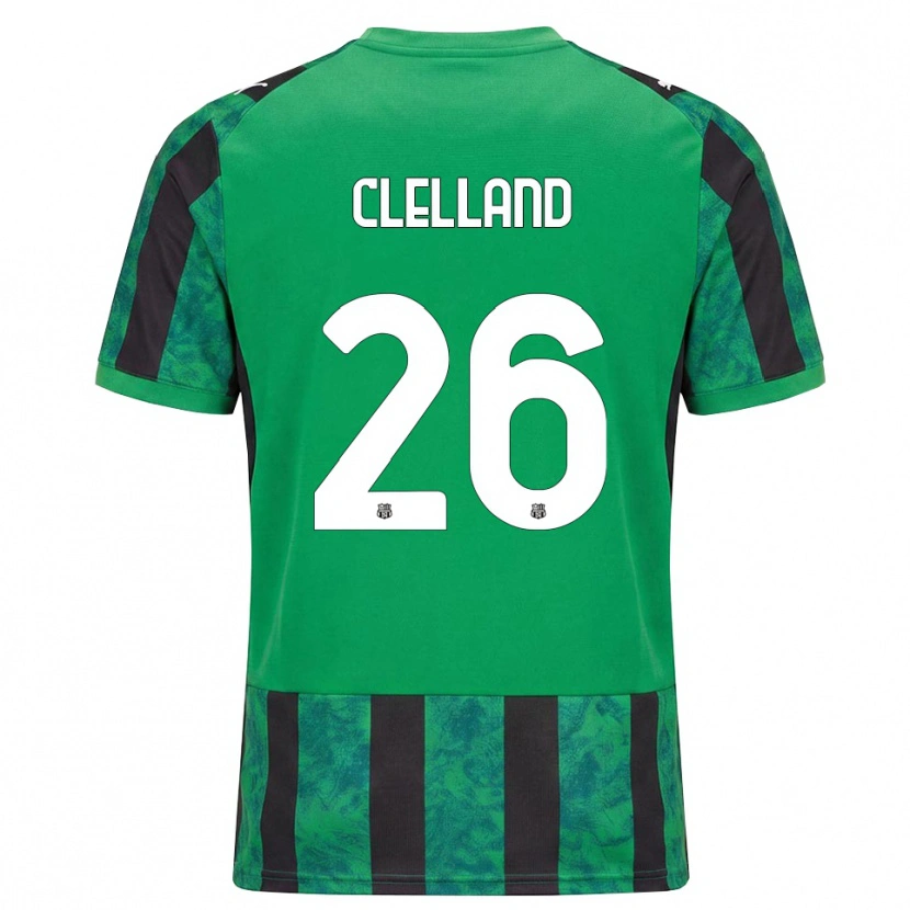Danxen Kobiety Lana Clelland #26 Zielony Czarny Biały Domowa Koszulka 2026/27 Koszulki Klubowe