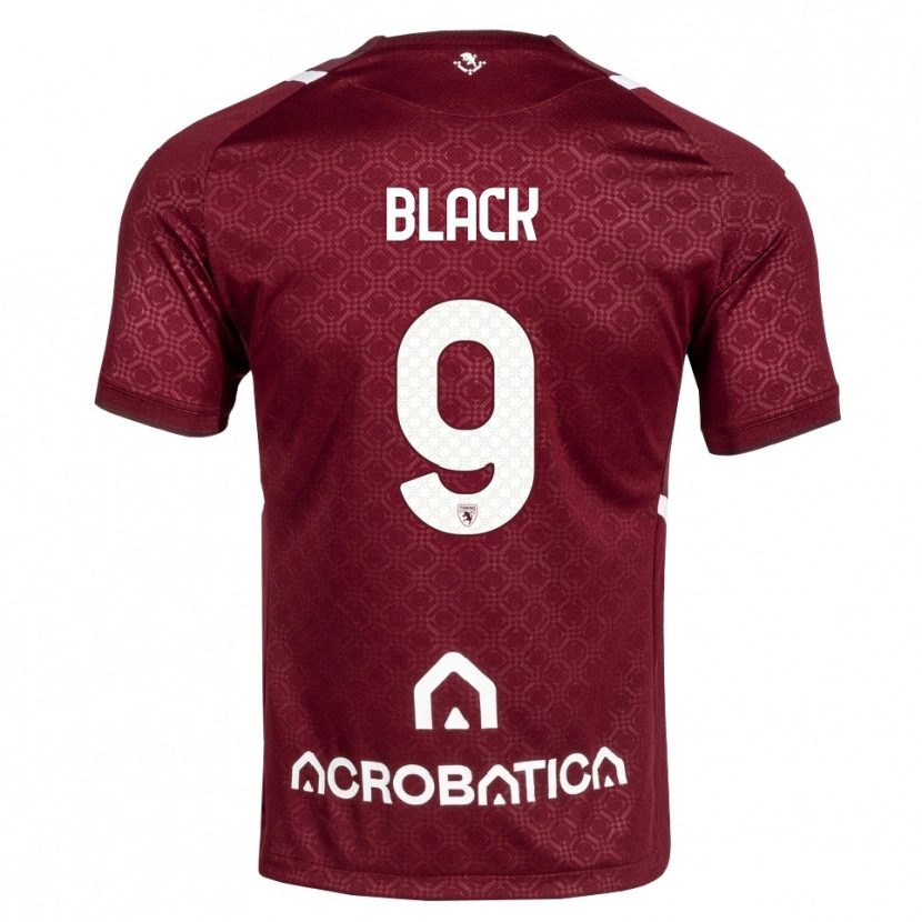 Danxen Kobiety Yahrell Black #9 Bordowy Biały Domowa Koszulka 2026/27 Koszulki Klubowe