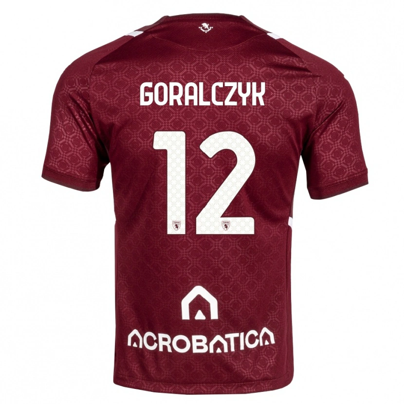 Danxen Kobiety Karol Goralczyk #12 Bordowy Biały Domowa Koszulka 2026/27 Koszulki Klubowe