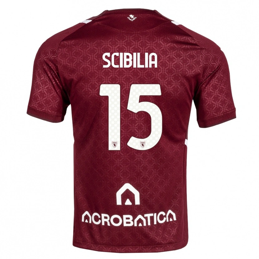 Danxen Kobiety Dylan Scibilia #15 Bordowy Biały Domowa Koszulka 2026/27 Koszulki Klubowe