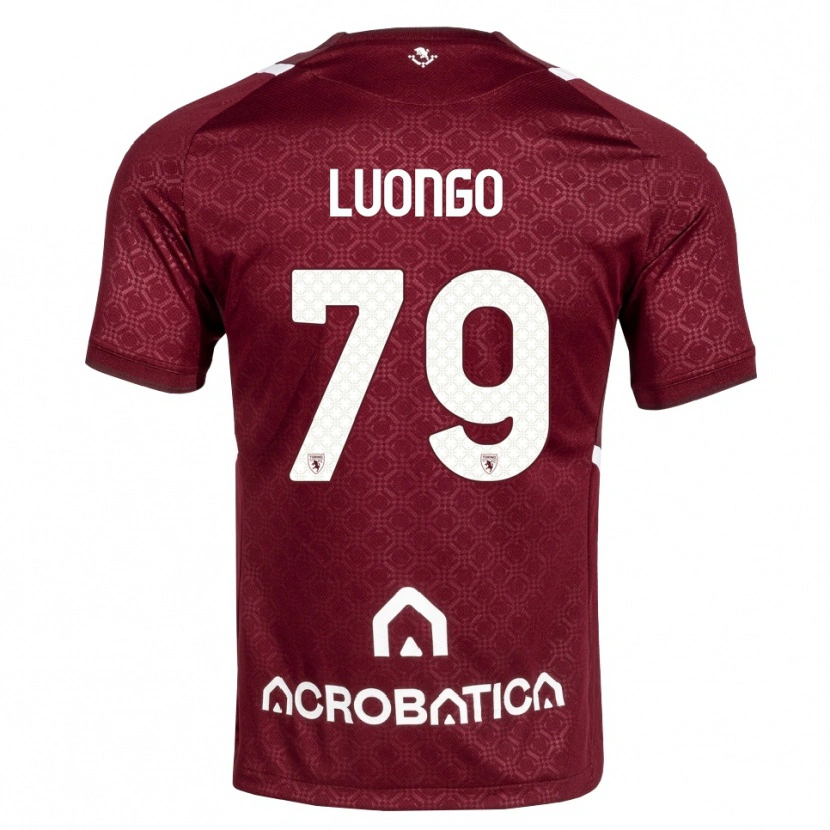 Danxen Kobiety Andrea Luongo #79 Bordowy Biały Domowa Koszulka 2026/27 Koszulki Klubowe
