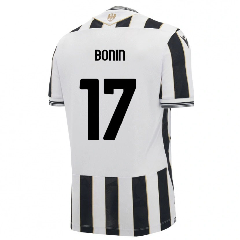Danxen Kobiety Luca Bonin #17 Czarny Biały Różowy Domowa Koszulka 2026/27 Koszulki Klubowe