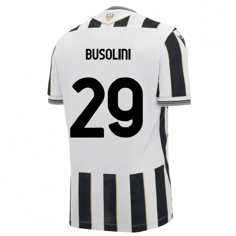 Danxen Kobiety Alessandro Busolini #29 Czarny Biały Różowy Domowa Koszulka 2026/27 Koszulki Klubowe