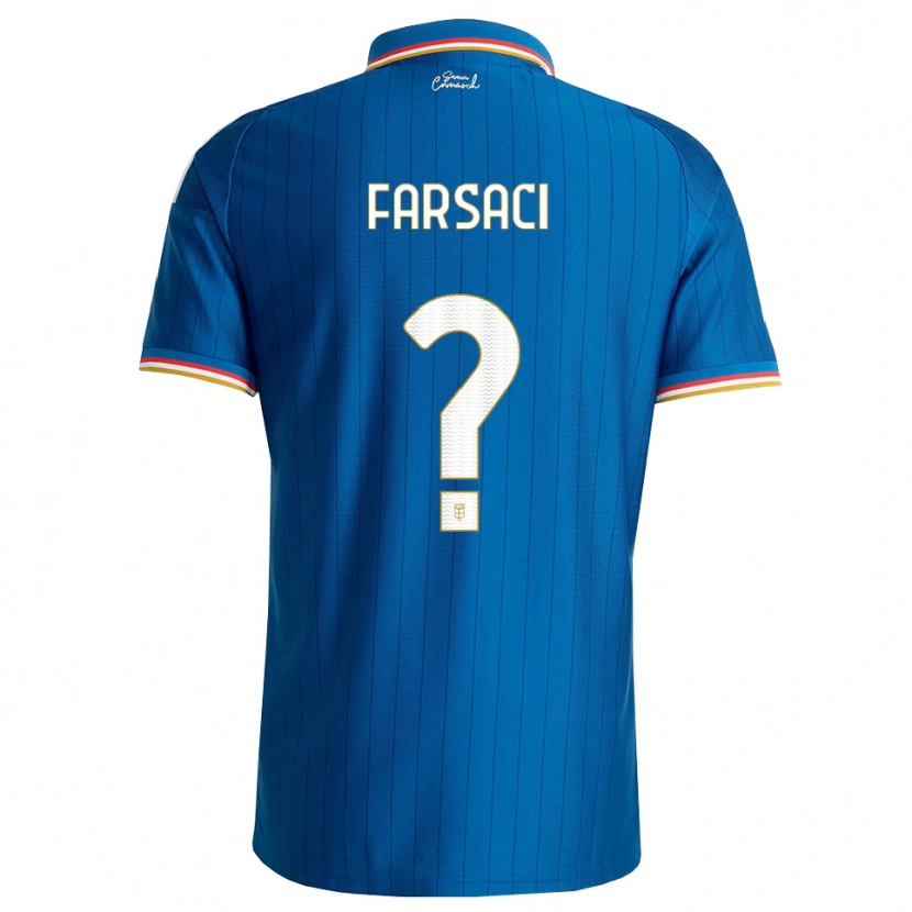 Danxen Kobiety Gabriele Farsaci #0 Niebieski Biały Czerwony Domowa Koszulka 2026/27 Koszulki Klubowe