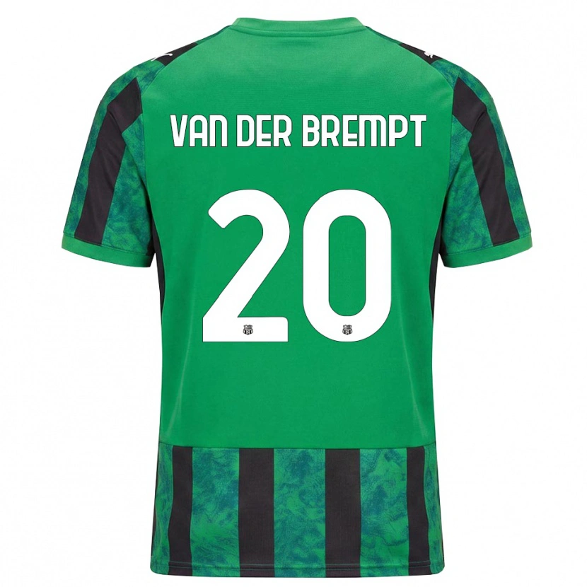 Danxen Kobiety Ignace Van Der Brempt #20 Zielony Czarny Biały Domowa Koszulka 2026/27 Koszulki Klubowe