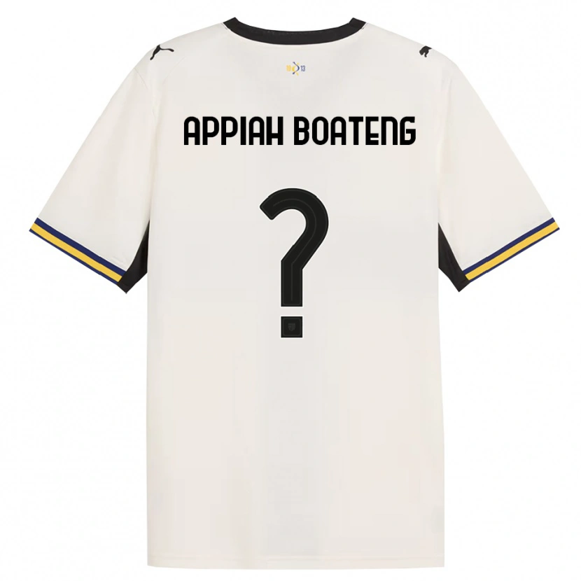 Danxen Kobiety Matthew Appiah Boateng #0 Białawy Czarny Żółty Domowa Koszulka 2026/27 Koszulki Klubowe